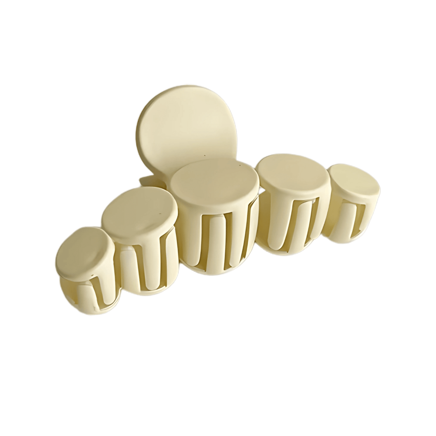 Arc shaped matte hair claw clip 10cm - Gummia